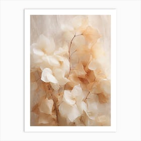 Boho Dried Flowers Bougainvillea 1 Art Print