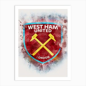 West Ham United Fc Painting Art Print