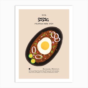 Sisig Art Print