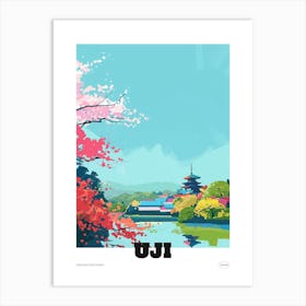 Uji Japan Colourful Travel Poster Art Print