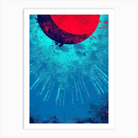 Moon And Stars 14 Art Print