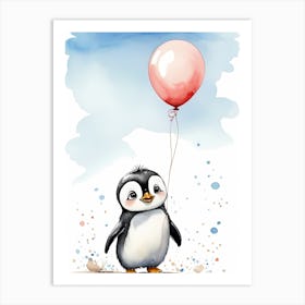 Adorable Chibi Baby Penguin (8) Art Print