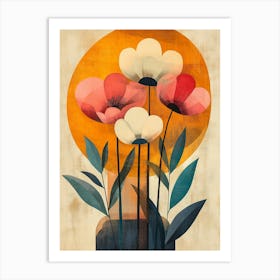 Flowers In A Vase 116 Art Print