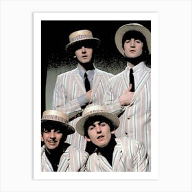 Beatles music band 5 Art Print