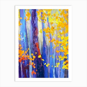 Aspen Trees Art Print