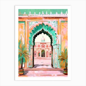 Patrika Gate India Travel Housewarming Painting Art Print