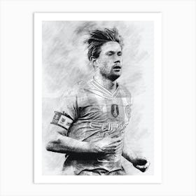 Kevin De Bruyne 2 Art Print