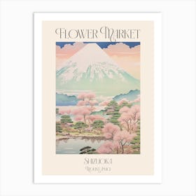 Flower Market Mount Amagi In Shizuoka Japanese Landscape 1 Poster Art Print