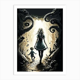 Alice In Wonderland movie 2 Art Print