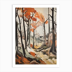 Autumn Fall Trees In The Woods 1 Art Print