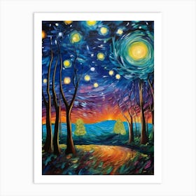 Starry Night 220 Art Print