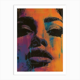 'The Face Of A Woman' 8 Art Print