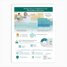 A Detailed Information Graphics Showing The Comprehensive Care Pathway Balancing Health Management (1) Art Print