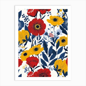 Poppies 97 Art Print