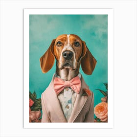 A Beagle Dog 8 Art Print