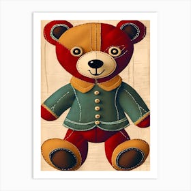 Teddy Bear Art Print