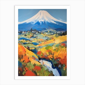Mount Fuji Japan 6 Mountain Painting Art Print