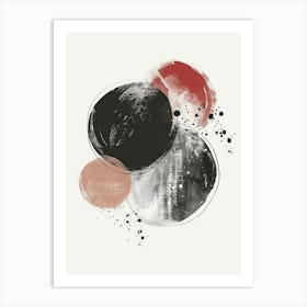 Abstract Circles Canvas Print 24 Art Print