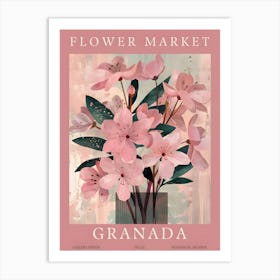 Flower Market - Grannada Art Print