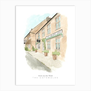 The Cotswolds England Travel Art Print