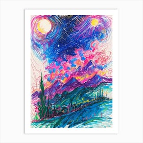 Starry Night 11 Art Print