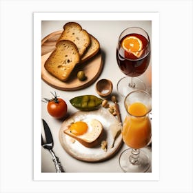 Breakfast In Spain Art Print