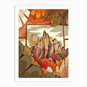 The Autumn Window Art Print