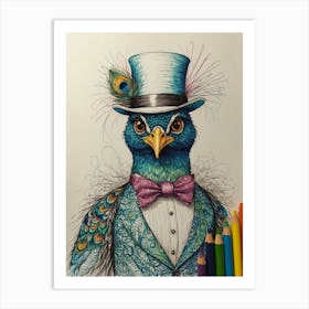 Peacock 29 Art Print