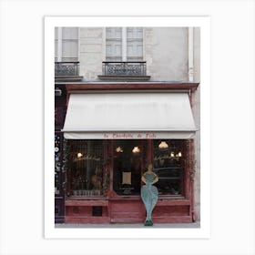 French Cafe In Paris Art Print