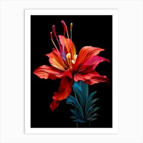 Red Lily 1 Art Print