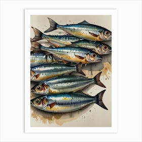 Sardines 18 Art Print