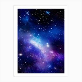 Space Background Art Print