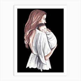 Mother And Child Happy Mother's Day 30 Art Print