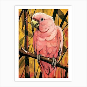 Pink Parrot Art Print