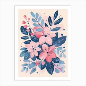 Watercolor Flowers 59 Art Print