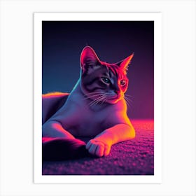 Feline Creative Cat Illustration 24 1 Art Print