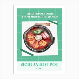 Sichuan Hot Pot China 1 Foods Of The World Art Print