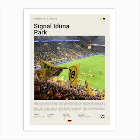 Borussia Dortmund - Signal Iduna Park 2 Art Print