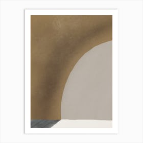 Arch in the window Art Print