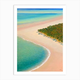 Coral Beach Australia Monet Style Art Print