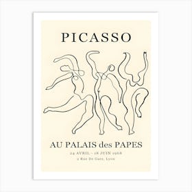 Picasso Au Palais Des Papers Poster