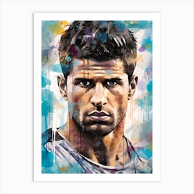 Sergio Aguero (3) Art Print