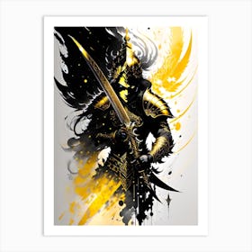 Black Knight Art Print