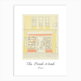 Bari The Book Nook Pastel Colours 2 Poster Art Print