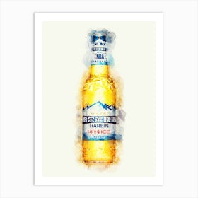 Harbin Beer Art Print