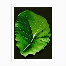Lettuce Leaf Vibrant Inspired Art Print