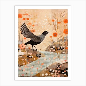 Coot 2 Detailed Bird Painting Art Print