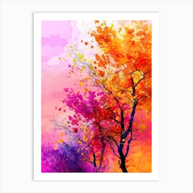 Autumn Trees 28 Art Print