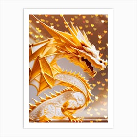 Golden Dragon Art Print