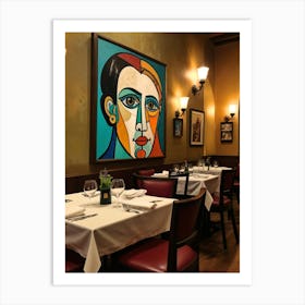 Restaurant Dining Room Art Print